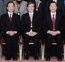 With Wen Jiabao and Zhang DeJiang